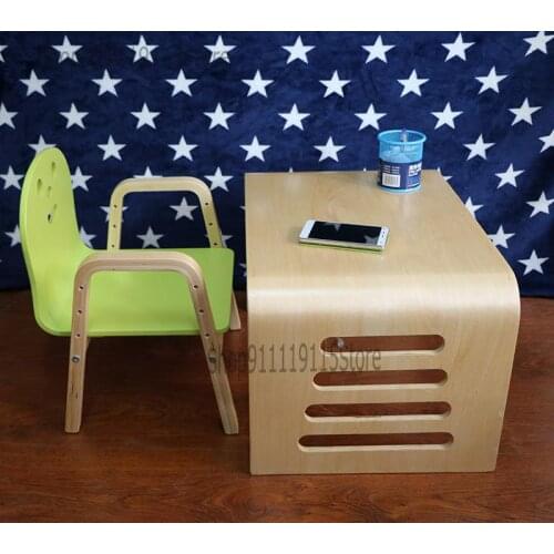 Export Childrens Back Chair Solid Wood Lifting Baby Chair Kindergarten Small Bench Dining Chair Study Chair Safety