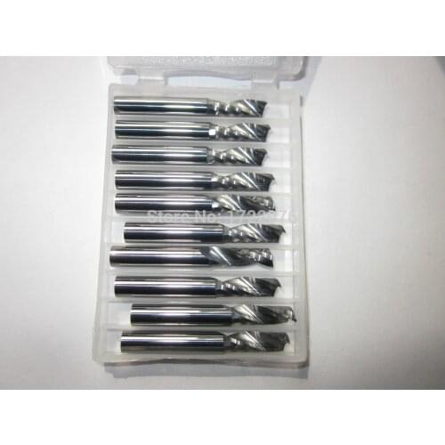 6mm*5pcs/lot,Freeshipping,CNC machine tool,solid carbide end mill cutter,acrylic milling cutter,1 flute end mill,PVC,MDF,Acrylic