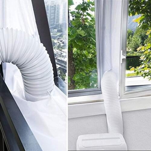 4m Airlock Sealing Waterproof Portable Mobile Air Conditioner Window Sealing Save Energy Accessories