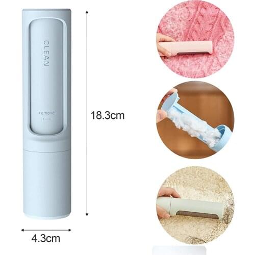 Reusable Lint Brush For Pet Hair And Lint Portable Self-Cleaning Lint Roller Pet Hair Remover Lint Roller For Cats Dogs