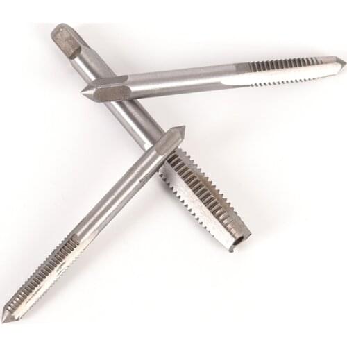 5 Pcs/set Hand Tap Thread Metric Plugs Taps Set M3 M4 M5 M6 M8 Straight Flute 3-8mm Hand Thread Metric Plug Silver