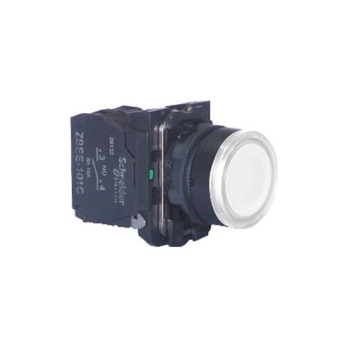 XB5AW Plastic flat head with light button XB5AW31M1C = ZB5AW313C + ZB5AW0M11C