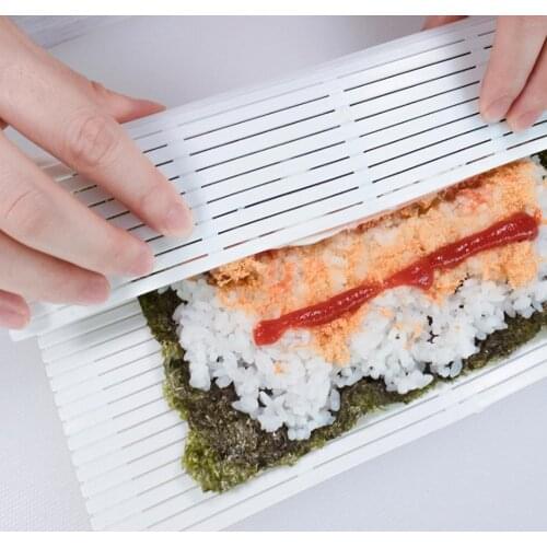Portable Sushi Tool Rolling Mats For Sushi Onigiri Rice Roller Rolling Maker Molds Seaweed Nori Sushi Curtain Mold Kitchen Tool
