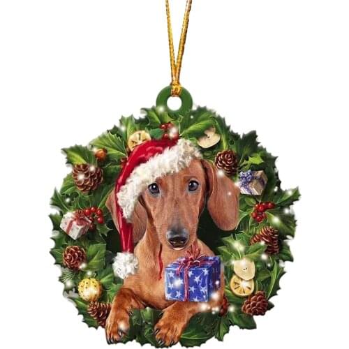 Boston Terrier and Christmas Gift Christmas Tree Decoration Gift for Boston Terrier Lover Ornament jlrr