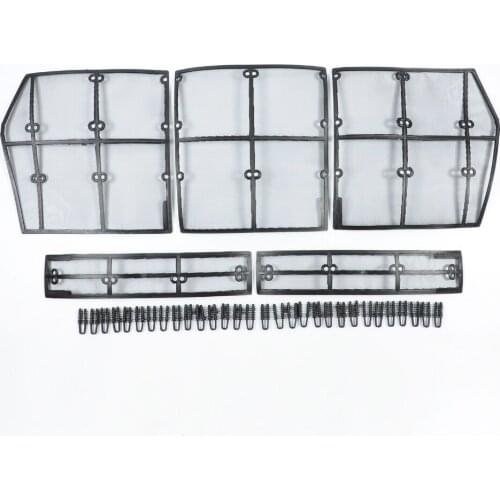 Wtfs Stainless Steel ABS Insect Grille Mesh Grill Inserts Insect Net Insect-Proof Net for FJ CRUISER 2016-2018 [QP1164]