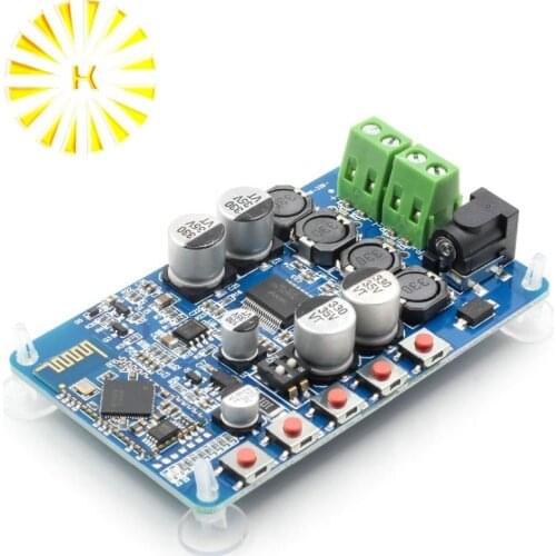 TDA7492P Bluetooth 4.2 CSR8635 Bluetooth Receiver Amplifier Audio Board 2x50W for 4/6/8/16 Ohm Speakers Module Parts Component
