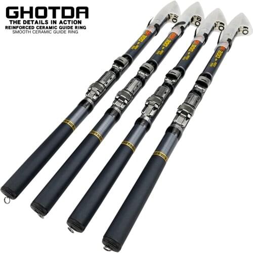 1.5-3.0m Telescopic Fishing Rod Set Ultralight Weight Rod 5.2:1 High Speed Spinning Reel DC1000-3000