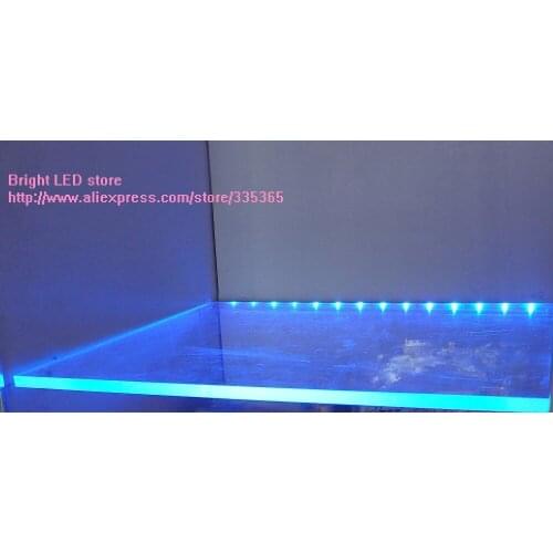 15pcs X 50cm length regid white color SMD led profile for clip 8mm glass or acrylic led profile light