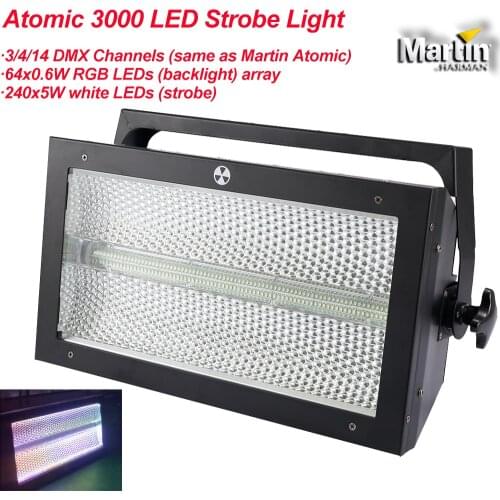 Atomic 3000 LED DMX512 Strobe Light Replacement LED 3000W Strobe Lights New Arrival For DJ Disco Party KTV Korea Japan America