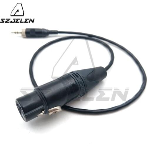 For Sony D11 audio cable,50cm,3.5 audio plugs to XLR 3 pin female ,Sound equipment recording conversion cable