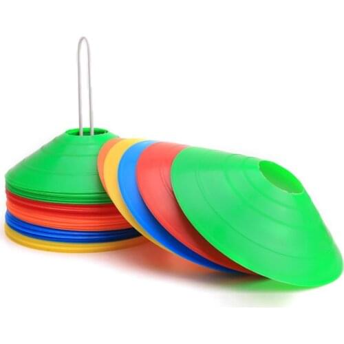 Football Training Obstacle Logo Plate Obstacle Marking Discs Marking Signpost Roadblocks SoccerTraining Supplies