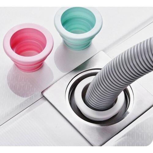 Sealing Plug Convenient Multifunctional Plastic Extended Flexible Drain Pipe Connector Deodorant Ring Pest Control Indoor