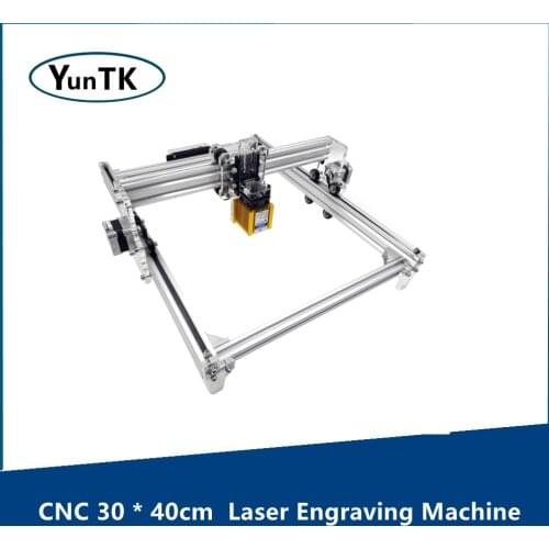 CNC 30 * 40cm Laser Engraving Machine Wood Cutter Laser Router for Cutting 0.5-15w