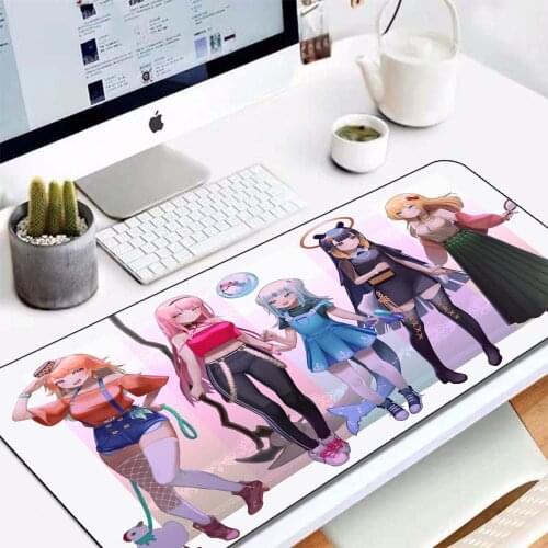 Kiara Takanashi Cute Anime Girl Mouse Pad Mini Office Desk Mat Suitable for Carpet/table Mat/CSGO/Genshin Impacto Xxl 400x900mm