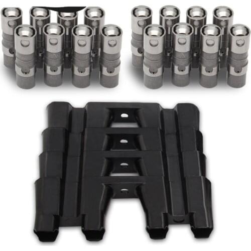 New LS7 LS2 16 GM Performance Hydraulic Roller Lifters & 4 Guides 12499225 HL124 Valve Tappet throttle body Car accessories