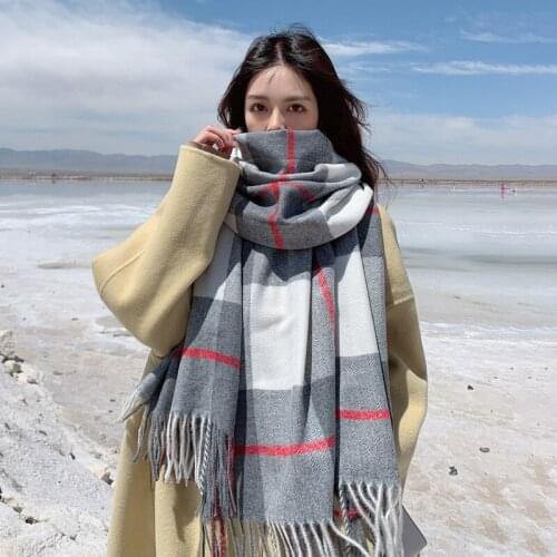 2021 new arrival autumn/winter women scarf female shawls long classic scarf women korea style