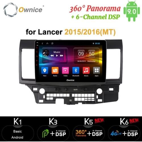 Ownice 10.0.1" Android 10.0 360 Panorama DSP 8core carplay Car DVD 64G ROM 4G RAM 4G LTE SPDIF for MITSUBISHI LANCER X 2015 2016