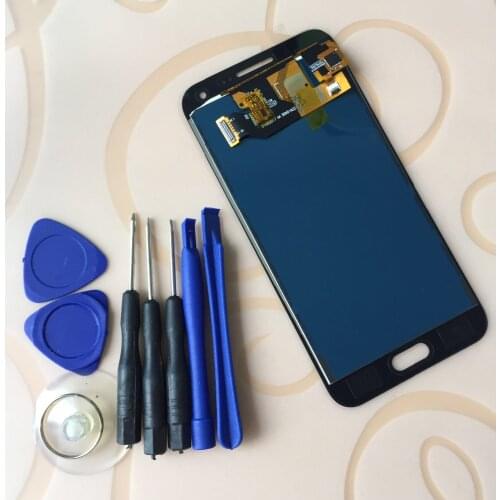 Can Adjustable Brightness For Samsung Galaxy E5 E500 E500F E500H E500M Touch Screen + LCD Display Module Assembly + Free Tools