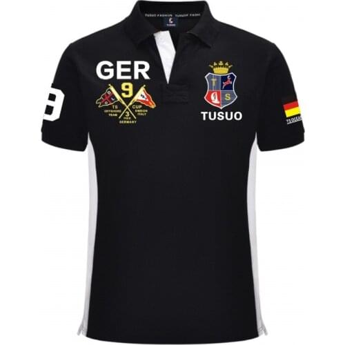 New Style Summer Embroidery Polo Shirts For Men Large Size Fashion Short Sleeve High Quality Business Mens Brand Polo Shirt