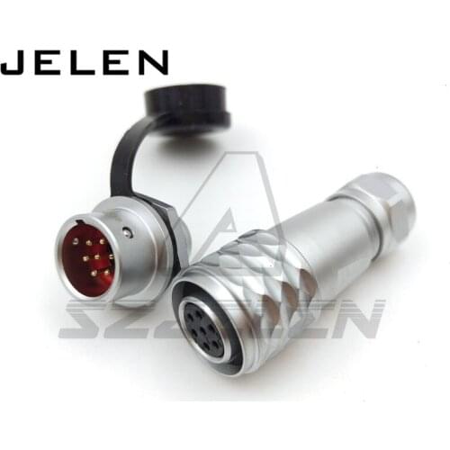 WEIPU SF12 series IP67 waterproof connector 7 pin plugs and sockets, Electronic equipment power cord male and female connector