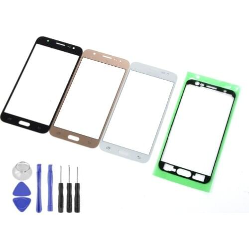 LCD Front Glass Touch Screen For Samsung Galaxy J5 2015 J500 J500F J500H J500FD J500FN Touch Screen Digitizer+Adhesive+Tools