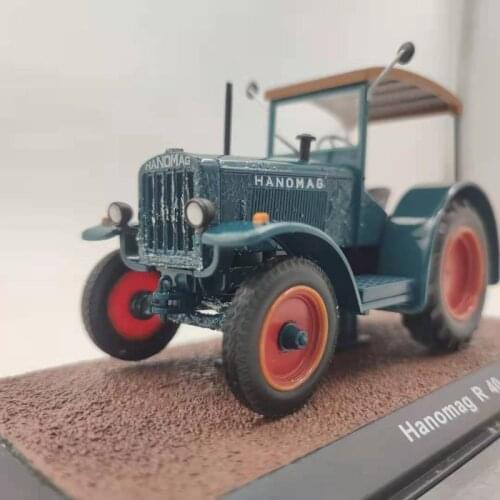 1/32 Alloy Agricultural Vehicle Hanomag R40 1947 Vintage Tractor Model Collection Static Display Home Decoration Boy Toys Gifts