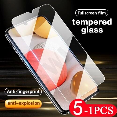 5-1Pcs HD film for Samsung Galaxy A72 A51 A52 A41 A42 A32 A22 5G A01 A02 A91 A71 A31 A21 A11 A12 Tempered Glass Screen Protector