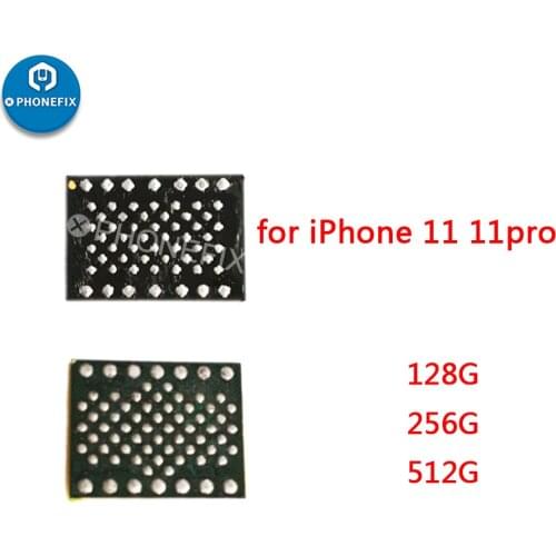 64G 128GB 256GB 512GB Nand Flash Upgrade Memory IC for iPhone 11/11Pro/11Pro Max Error Fix IC Chips Replacement Parts