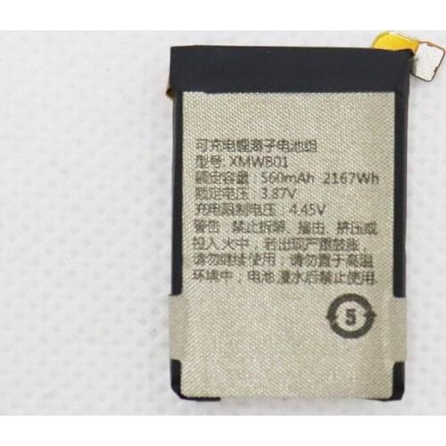 2pcs/lot 3.87V 560mAh Battery for XMWB01 Smart Watch