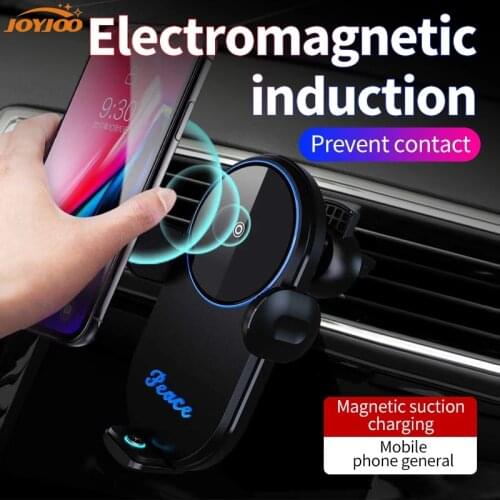 Car Wireless Charger Mobile Phone Holder Auto Intelligent Magnetic Wireless Fast Charging Quick Charge