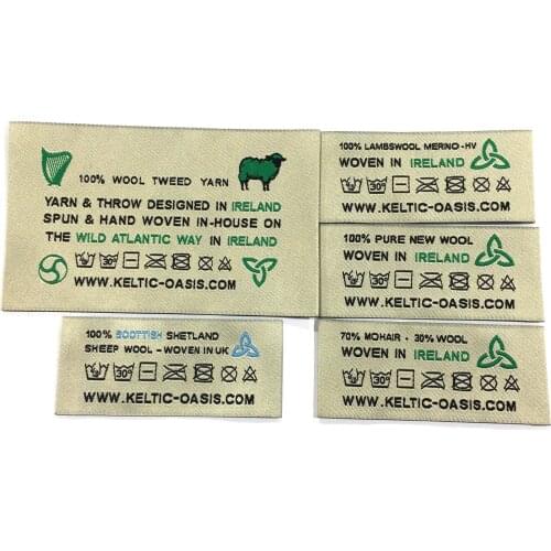 Free shipping Customized (1000pcs/lot) garment clothing tags /Woven Labels/ custom clothing labels/main labels