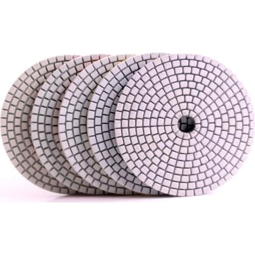 DC-AWS5PP02 4"(100mm) diamond dry and wet 5 step polishing pads for granite and marble