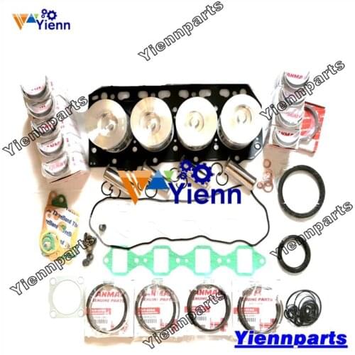For VOLVO D2.2ACAE2E1A D2.2 Overhaul Rebuild Kit Piston Ring Gasket Kit EC35 C45 Excavator Diesel Engine Repair Spare Parts