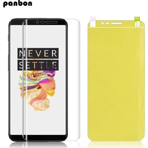 For Oneplus 3 3T 5 5T 6 6T One plus Hydrogel Film screen protector Nano-coated film + Soft TPU Full cover case capa