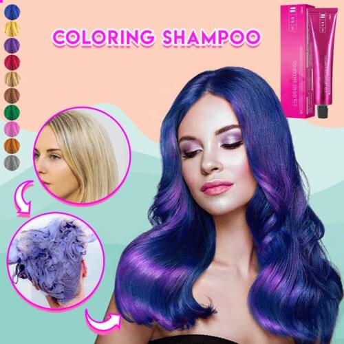 Hot sale Hair Coloring Shampoo Mild Safe Hair Dyeing Shampoo for Men Women All Hairs