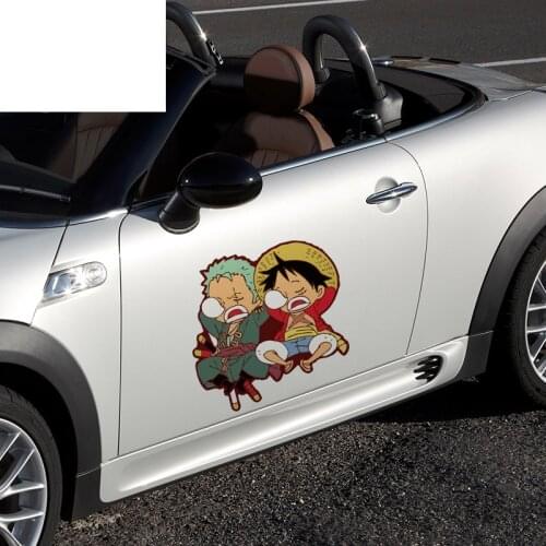 Interesting ONE PIECE Car Stickers Waterproof Decal Car Accessories Decals Vinyl Material Occlusion Scratch Waterproof Anti-UV