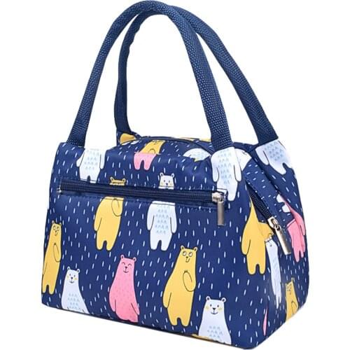 Insulated Lunch Bag Reusable Water-Resistant Leak-Proof Lunch Cool Bag Organizer for Work School Picnic