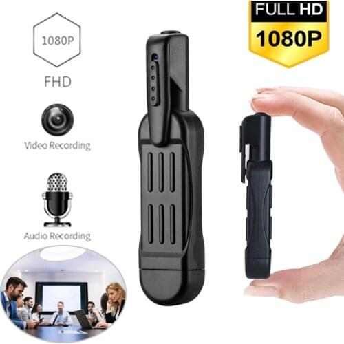 Mini HD Video Recorder Wide Angle Portable 1080P Recording for Meeting Office Health99