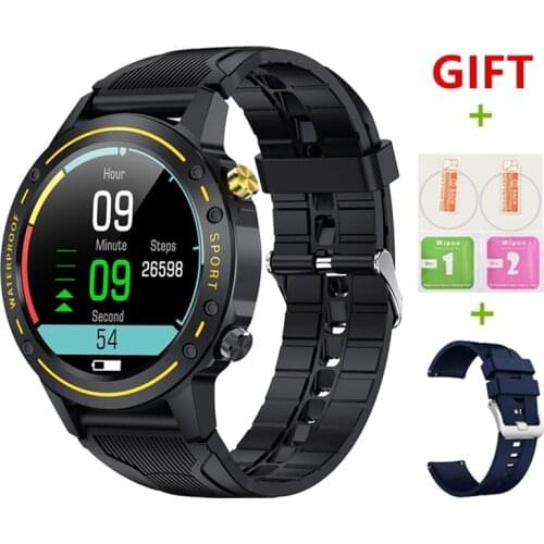 F81 Smart Watch Men Body Temperature IP68 Waterproof Blood Pressure Heart Rate Fitness Tracker 2020 Sports Business Smart Watch