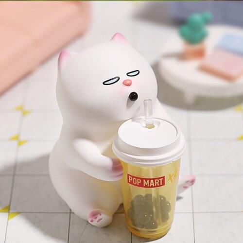 Original POPMART Lazy Friend Series Blind Box Toy Figure Determined Style Cute Anime Character Gift Free Shipping