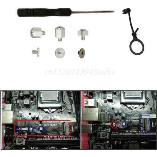Hand Tool Screwdriver Stand Off Screwdriver Screw Hex Nut Mounting Michaelia M.2 SSD Mounting Screws Kit for -ASUS Motherboards
