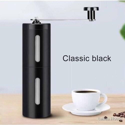 Portable Hand-Cranked Coffee Machine Household Ceramic Core Small Manual Grinder Bean Washable Kitchen Tools Accessories