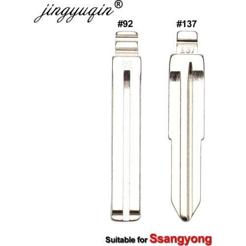 Jingyuqin #137 #92 for Ssangyong Korando New Actyon C200 S170 ACTYON Blank Key