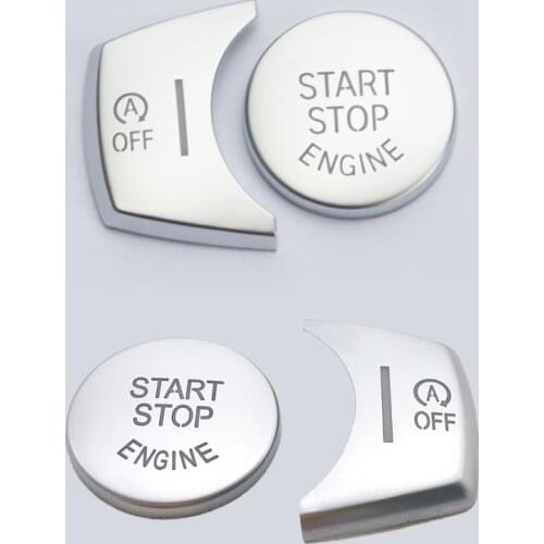 Car Styling For BMW X3 X4 X5 X6 F25 F26 F15 F16 Engine START Button Cover STOP Switch Accessories (Left and Right hand Option)