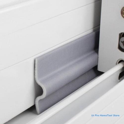Window Seam Sealing Strip Door Bottom/Seam Sealing Strip Windproof and Dustproof Self-Adhesive Seal Strip（2m/6.56ft
