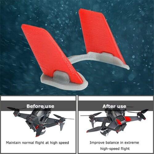 For DJI FPV 3D Printing Vertical Tail Blades Stabilizer Spoiler for DJI FPV Drone Personalized Accessories