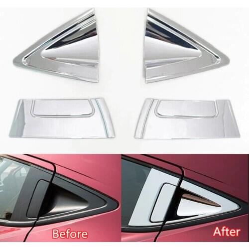 YAQUICKA For Honda Vezel HR-V HRV 2014 2015 Chrome Car Rear Back Door Handle Grab Bowl Cover Trim Styling Sticker 6Pcs/set