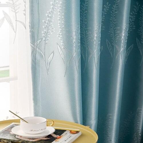 Soundproof Insulation Window Curtain Living Room Bedroom Blackout Curtain Finished Product
