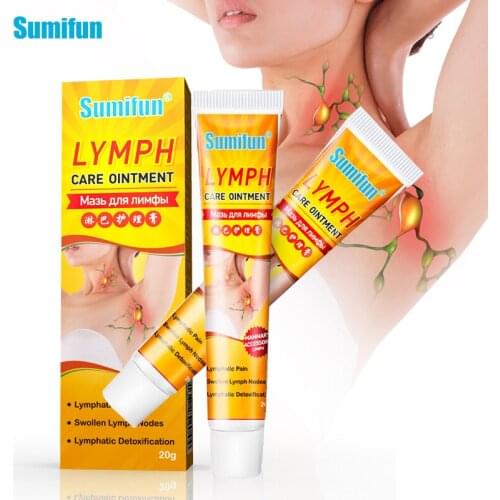1Pcs 20g New Lymphatic Care Detox Cream Relief Anti-Swelling Neck Breast Lymph Node Treatment Plaster Drainage Oinment