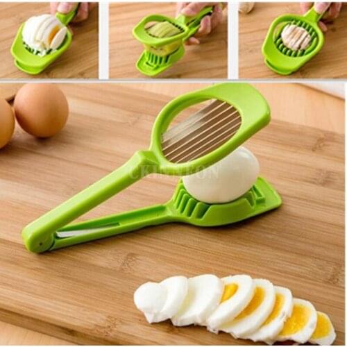 100Pcs/Lot Egg Slicer Section Cutter Mushroom Tomato Cutter Multifunction Kitchen Cooking Tool Gadgets Salad Tool
